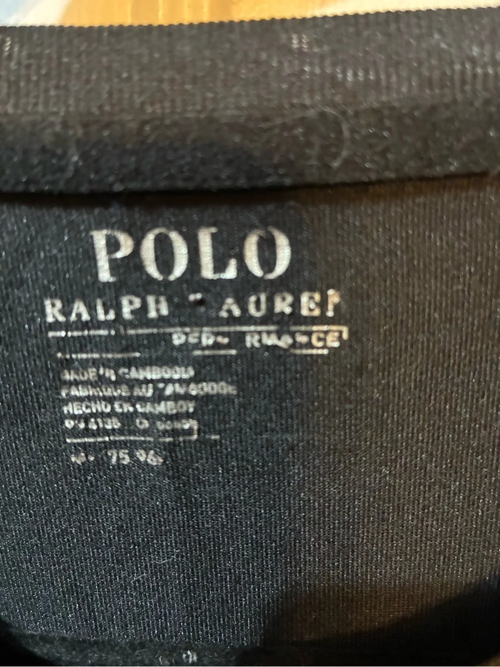 Polo by Ralph Lauren Black Logo Crewneck Tee